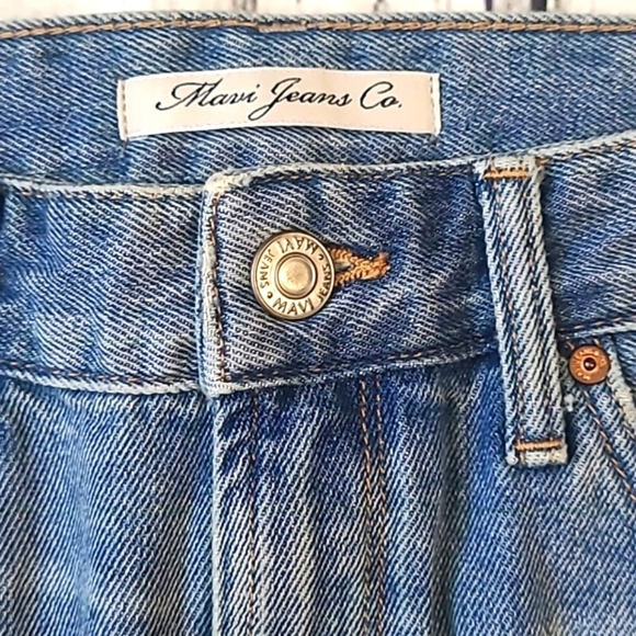 🆕️NWT Mavi Lindsay Raw Hem Light Wash Blue Denim Jean Skirt Womens Size Small - Picture 7 of 17